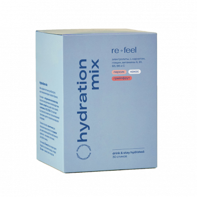 Изотоник электролит в стиках HYDRATION MIX с кокосом (1 шт) ReFeel