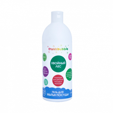 Гель для мытья посуды "Хвойный лес" Freshbubble