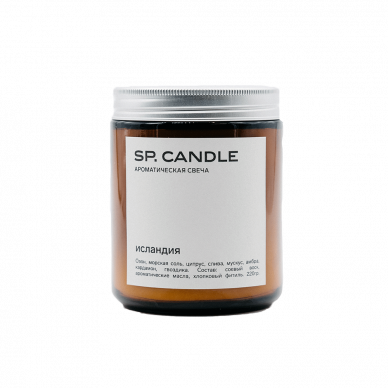 Ароматическая свеча "Исландия" SPCandle