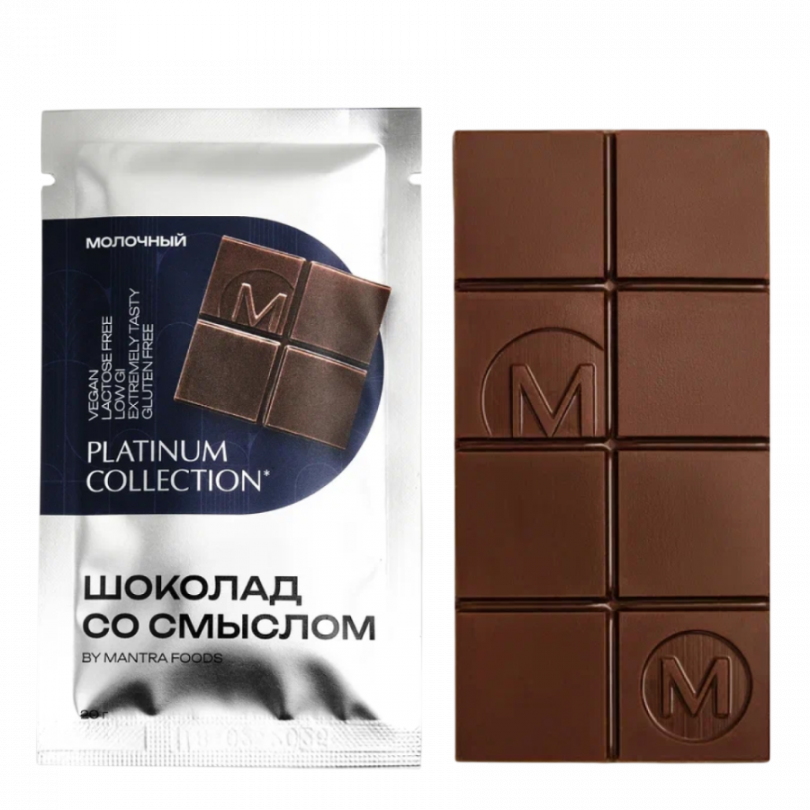 Шоколад со смыслом "Молочный" Mantra Foods